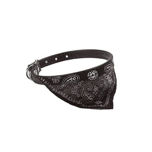 Chic Black Bandana Pet Collar – Stylish, Lightweight & Comfy for Small Dogs & Cats